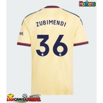 Camisa de Futebol Arsenal Martin Zubimendi #36 Equipamento Alternativo 2026-27 Manga Curta